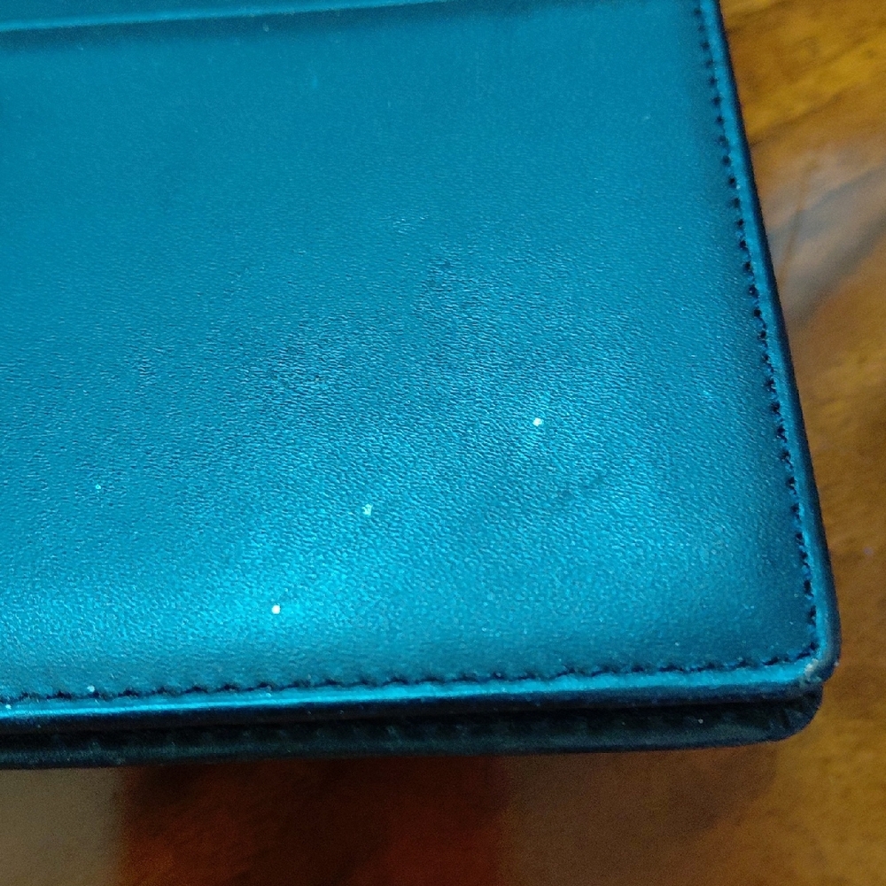 Teal Leather Wallet